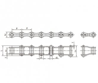 ZGS38 Цепочка комбайна