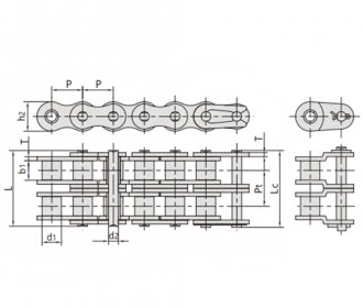 Цепочка передачи сельскохозяйственной техники